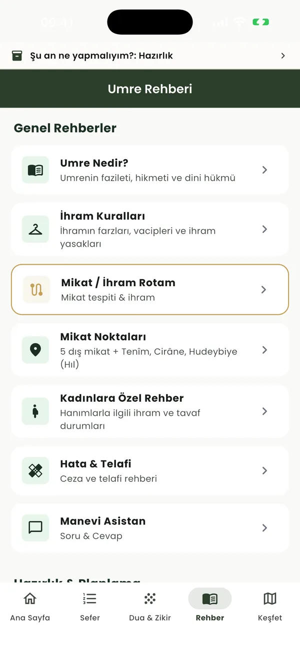 Umre rehberi